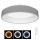 LED Prigušiva stropna svjetiljka NEST LED/40W/230V 3000-6500K siva + daljinski upravljač