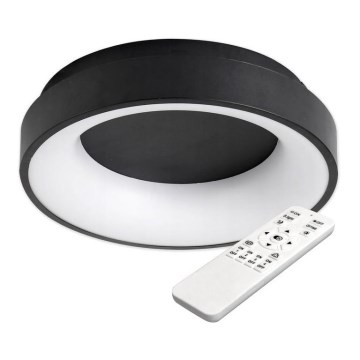 LED Prigušiva stropna svjetiljka NOVA LED/54W/230V 3000-6500K crna + daljinski upravljač