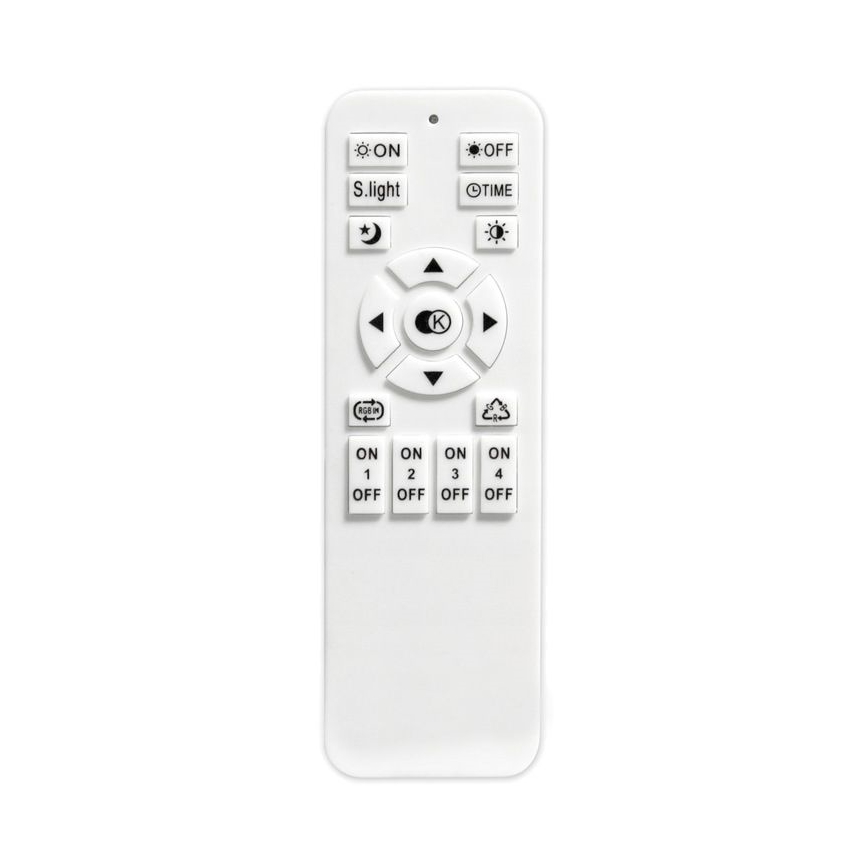 LED Prigušiva stropna svjetiljka NOVA LED/54W/230V 3000-6500K crna + daljinski upravljač
