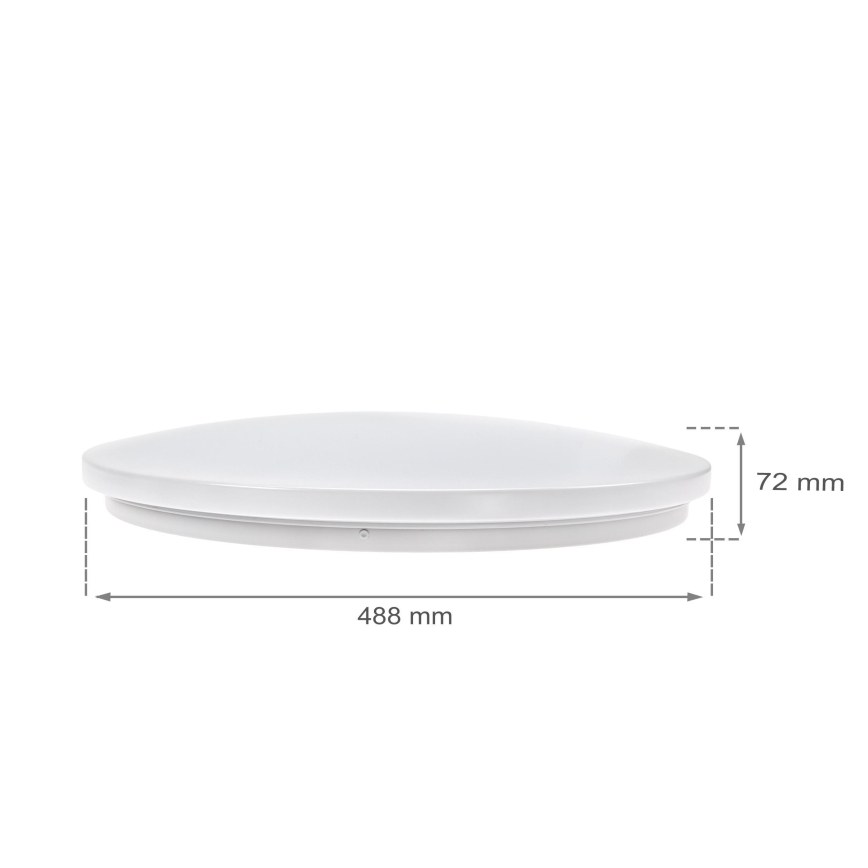 LED Prigušiva stropna svjetiljka NYMPHEA LED/36W/230V 2700-6500K Wi-Fi Tuya