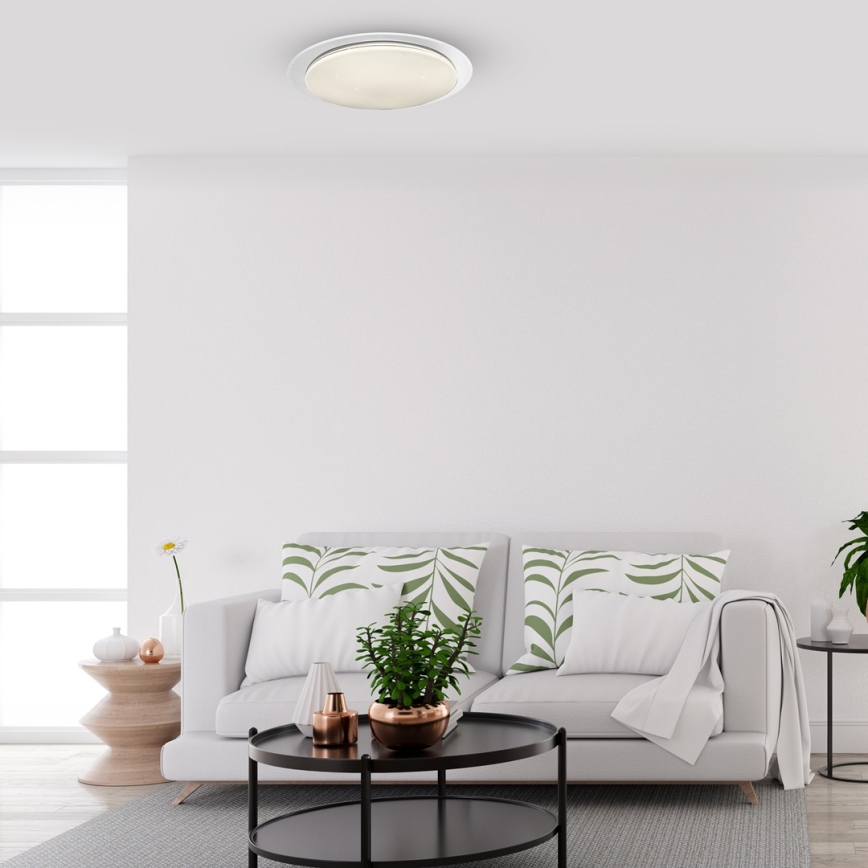 LED Prigušiva stropna svjetiljka ONTARIO LED/48W/230V 3000-6000K + daljinski upravljač