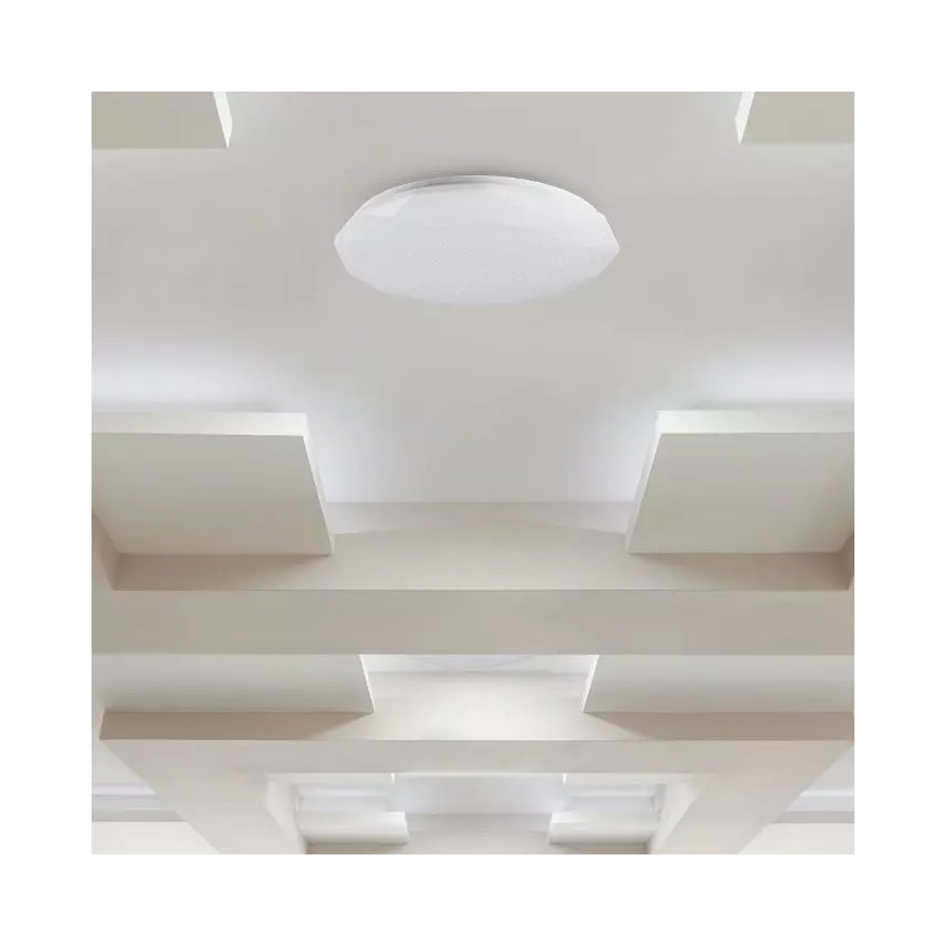 LED Prigušiva stropna svjetiljka s daljinskim upravljačem LED/40W/230V promjer 39cm