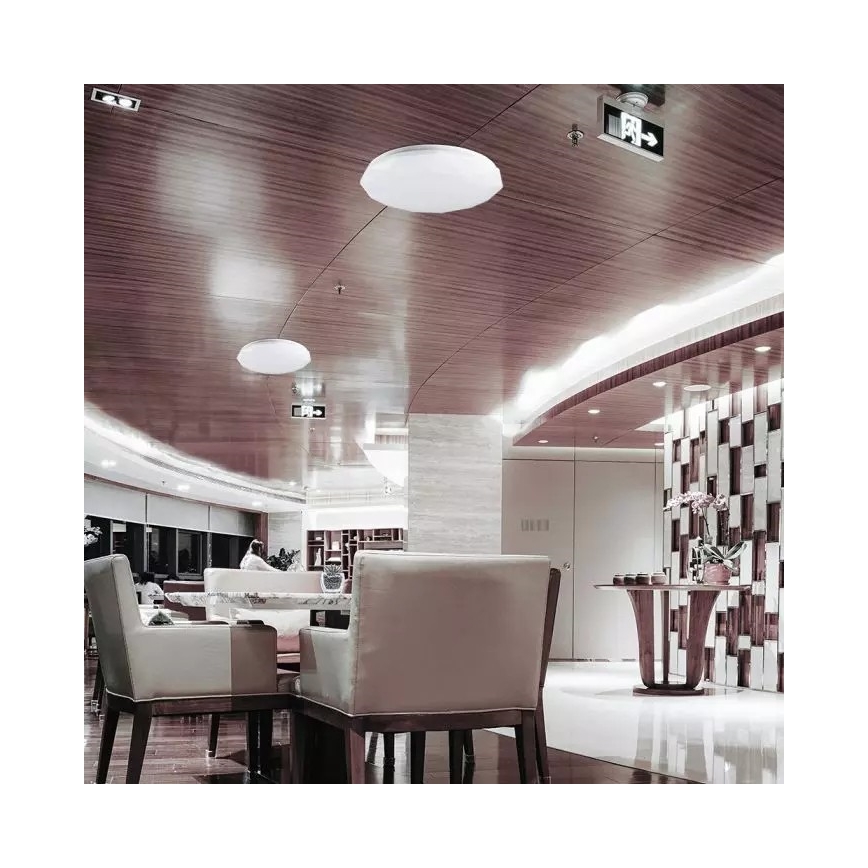 LED Prigušiva stropna svjetiljka s daljinskim upravljačem LED/40W/230V promjer 39cm