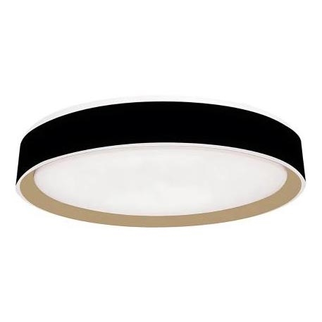 LED Prigušiva stropna svjetiljka s glasovnim upravljanjem OPAL LED/48W/230V 2700-6500K crna + daljinski upravljač