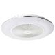 LED Prigušiva stropna svjetiljka s ventilatorom ARIA LED/38W/230V 3000-6000K bijela + daljinski upravljač