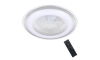 LED Prigušiva stropna svjetiljka s ventilatorom ZONDA LED/48W/230V 3000-6000K srebrna + daljinski upravljač