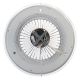 LED Prigušiva stropna svjetiljka s ventilatorom ZONDA LED/48W/230V 3000-6000K bijela + daljinski upravljač