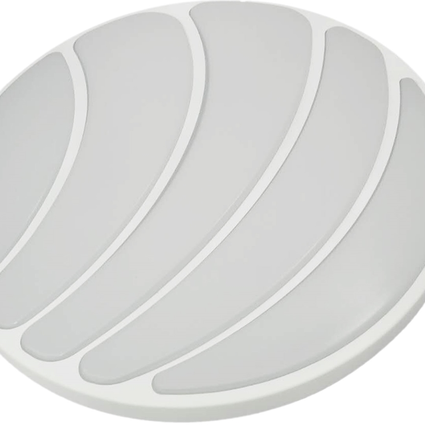 LED Prigušiva stropna svjetiljka SHELL WHITE LED/40W/230V + daljinski upravljač