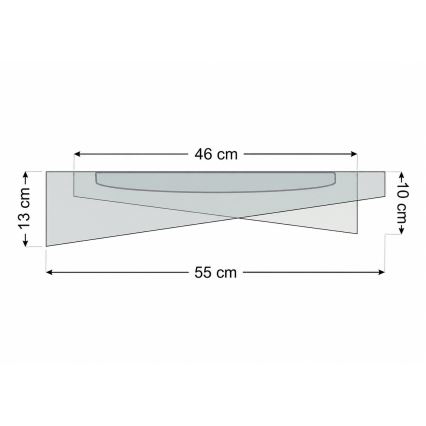 LED prigušivo stropno svjetlo SMART GALAXY MODERN LED/24W/230V 3000-6500K Ø 55 cm sivo/zlatno + daljinski upravljač