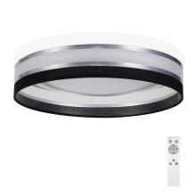 LED Prigušiva stropna svjetiljka SMART CORAL LED/24W/230V crna/bijela + daljinski upravljač