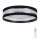 LED Prigušiva stropna svjetiljka SMART CORAL LED/24W/230V crna/srebrna + daljinski upravljač