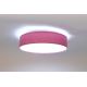 LED Prigušiva stropna svjetiljka SMART GALAXY LED/24W/230V ružičasta/srebrna 3000-6500K + daljinski upravljač
