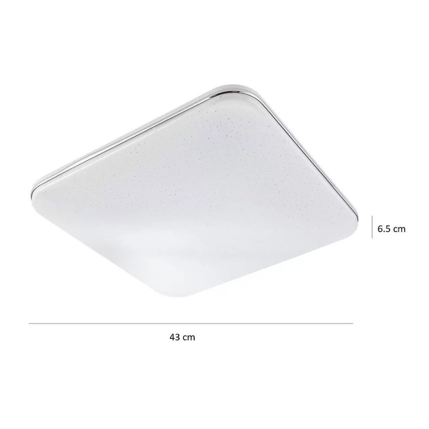 LED Prigušiva stropna svjetiljka SYRIUS na daljinsko upravljanje LED/72W/230V