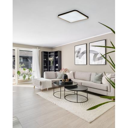 LED Prigušiva stropna svjetiljka UNA LED/60W/230V 2700-6500K 50x50 cm + daljinski upravljač