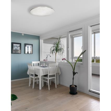 LED Prigušiva stropna svjetiljka VENTA LED/36W/230V 2700-6500K pr. 48 cm + daljinski upravljač
