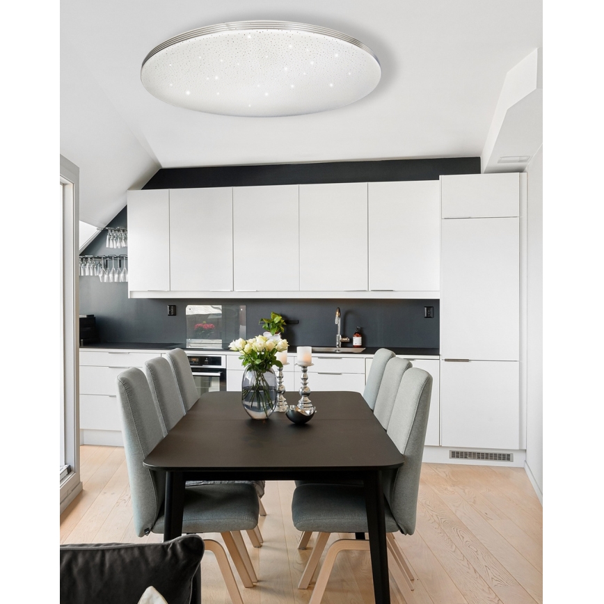 LED Prigušiva stropna svjetiljka VENTA LED/60W/230V 2700-6500K pr. 58 cm + daljinski upravljač