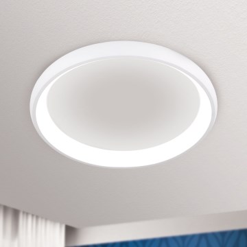LED Prigušiva stropna svjetiljka VENUS LED/50W/230V pr. 61 cm bijela