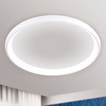 LED Prigušiva stropna svjetiljka VENUS LED/85W/230V pr. 81 cm bijela
