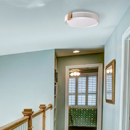 LED Prigušiva stropna svjetiljka za kupaonicu ARLETTA LED/48W/230V pr. 38 cm 3000-6000K IP44 + daljinski upravljač