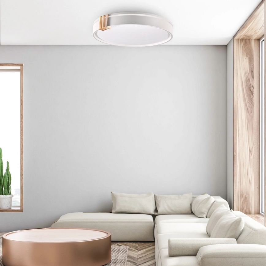 LED Prigušiva stropna svjetiljka za kupaonicu ARLETTA LED/72W/230V pr. 48 cm 3000-6000K IP44 + daljinski upravljač