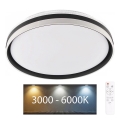 LED Prigušiva stropna svjetiljka za kupaonicu BARBARA LED/72W/230V pr. 48,5 cm 3000-6000K IP44 + daljinski upravljač