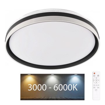LED Prigušiva stropna svjetiljka za kupaonicu BARBARA LED/72W/230V pr. 48,5 cm 3000-6000K IP44 + daljinski upravljač