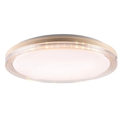 LED Prigušiva stropna svjetiljka za kupaonicu CASSANDRA LED/72W/230V pr. 49 cm 3000-6000K IP44 + daljinski upravljač