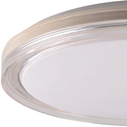 LED Prigušiva stropna svjetiljka za kupaonicu CASSANDRA LED/72W/230V pr. 49 cm 3000-6000K IP44 + daljinski upravljač