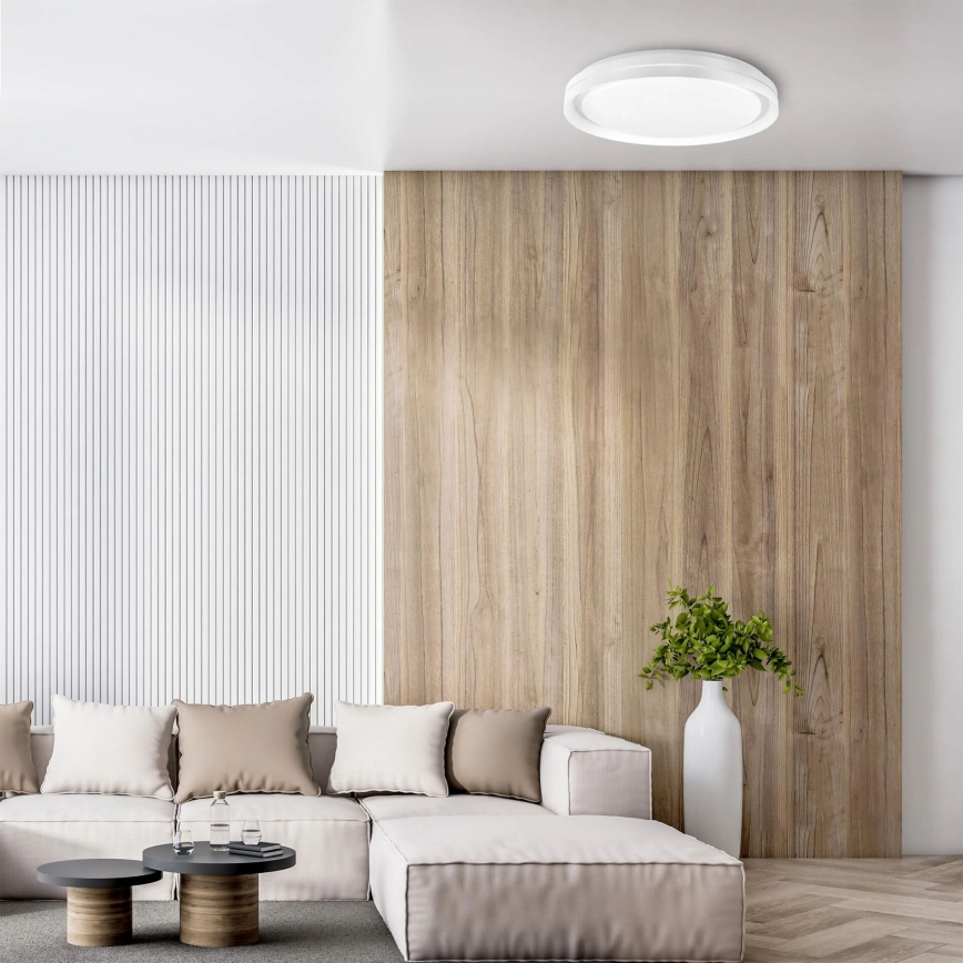 LED Prigušiva stropna svjetiljka za kupaonicu ELIZA LED/72W/230V pr. 48,5 cm 3000-6000K IP44 + daljinski upravljač