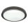 LED Prigušiva stropna svjetiljka za kupaonicu HALINA LED/48W/230V 3000-6000K pr. 38 cm IP44 crna + daljinski upravljač