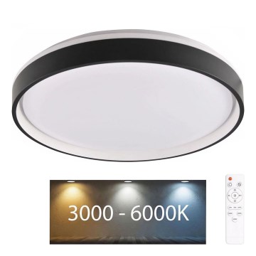LED Prigušiva stropna svjetiljka za kupaonicu JADWIGA LED/42W/230V pr. 38,5 cm 3000-6000K IP44 + daljinski upravljač