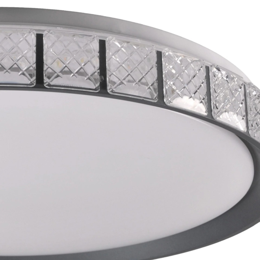 LED Prigušiva stropna svjetiljka za kupaonicu NINA LED/72W/230V pr. 49 cm 3000-6000K IP44 + daljinski upravljač