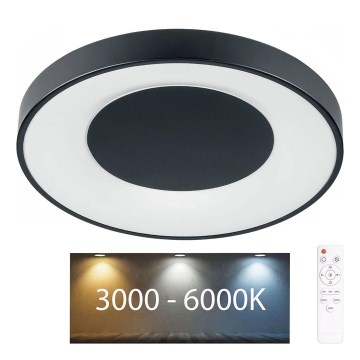 LED Prigušiva stropna svjetiljka za kupaonicu WITOLD LED/72W/230V pr. 48 cm 3000-6000K IP44 + daljinski upravljač