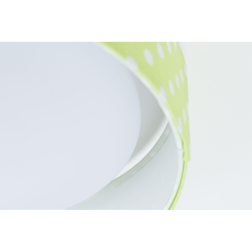 LED Prigušiva stropna svjetiljka SMART GALAXY KIDS LED/24W/230V 3000-6500K točkice zelena/bijela + daljinski upravljač