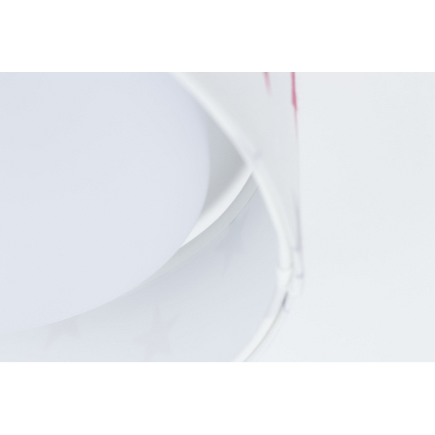 LED Prigušiva stropna svjetiljka SMART GALAXY KIDS LED/24W/230V 3000-6500K zvjezdice bijela/ružičasta/siva + daljinski upravljač