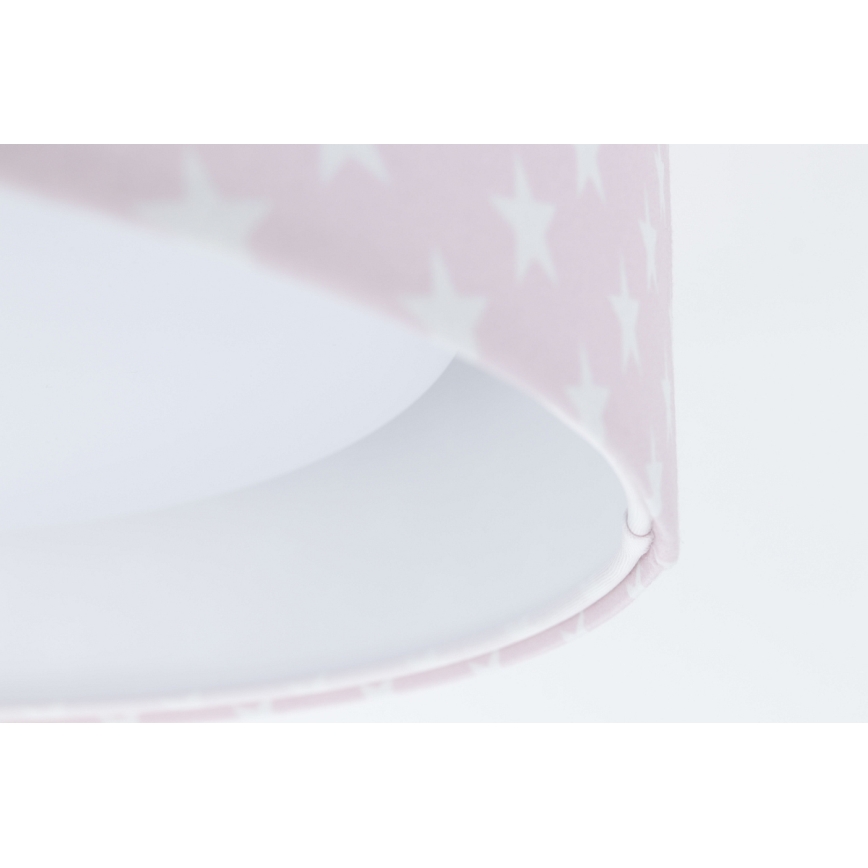 LED Prigušiva stropna svjetiljka SMART GALAXY KIDS LED/24W/230V 3000-6500K zvjezdice ružičasta/bijela + daljinski upravljač