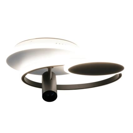 LED Prigušiva stropna svjetiljka LED/65W/230V 3000-6500K bijela/crna + daljinski upravljač
