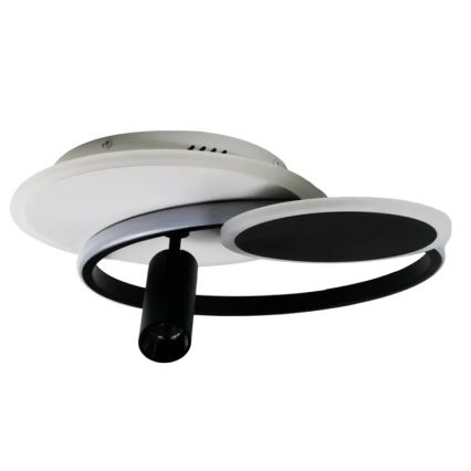 LED Prigušiva stropna svjetiljka LED/65W/230V 3000-6500K bijela/crna + daljinski upravljač