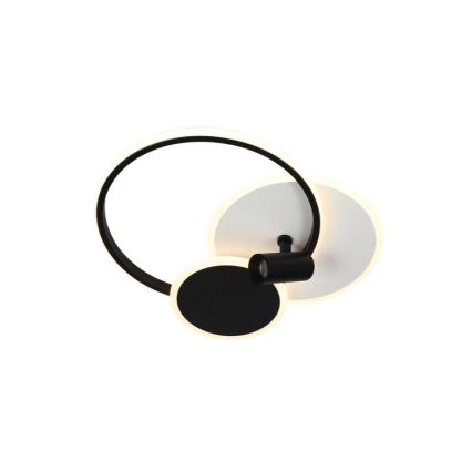 LED Prigušiva stropna svjetiljka LED/65W/230V 3000-6500K bijela/crna + daljinski upravljač