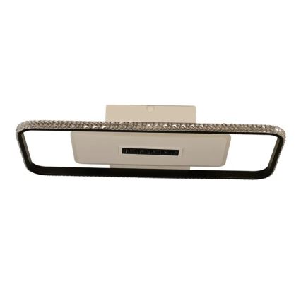 LED Prigušiva stropna svjetiljka LED/75W/230V 3000-6500K bijela/crna + daljinski upravljač