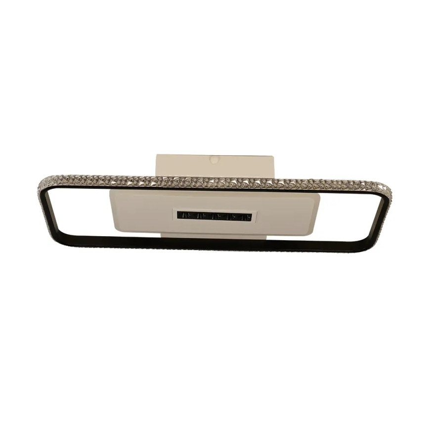 LED Prigušiva stropna svjetiljka LED/75W/230V 3000-6500K bijela/crna + daljinski upravljač