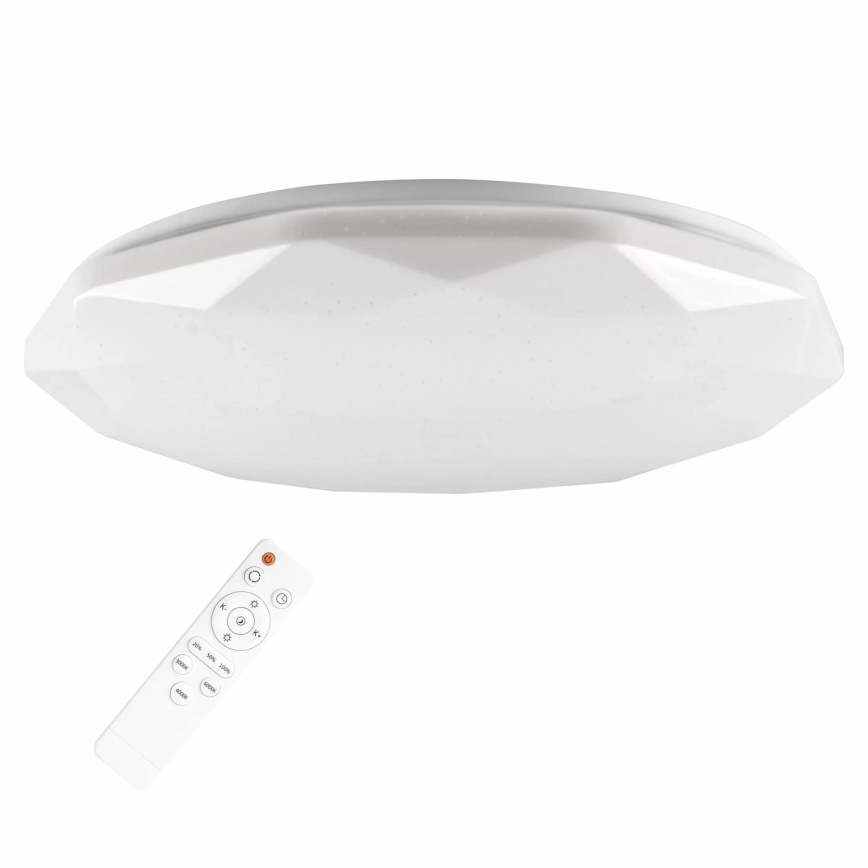 LED Prigušiva svjetiljka za kupaonicu GALAXY LED/72W/230V pr. 49 cm 3000-6000K IP44 + daljinski upravljač