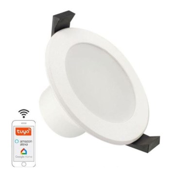 LED Prigušiva svjetiljka za kupaonicu LED/7W/230V 3000K-6500K Wi-Fi Tuya IP44