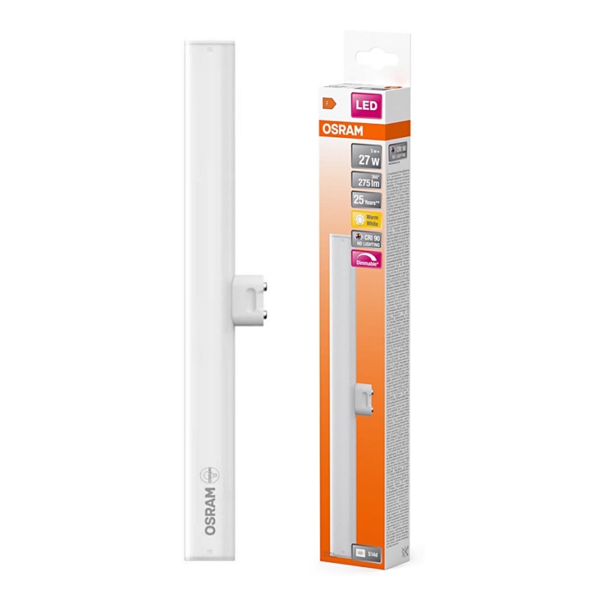 LED Prigušiva svjetlosna cijev S14d/3W/230V 2700K 30 cm CRI 90 - Osram