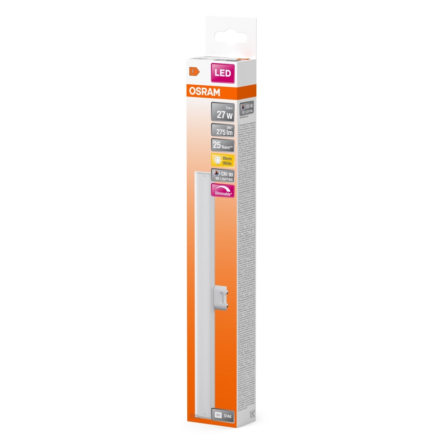 LED Prigušiva svjetlosna cijev S14d/3W/230V 2700K 30 cm CRI 90 - Osram
