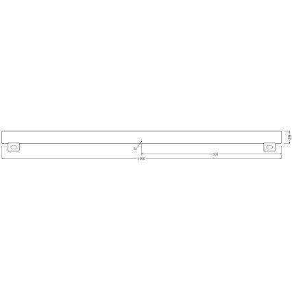 LED Prigušiva svjetlosna cijev S14s/9,9W/230V 2700K 100 cm CRI 90 - Osram