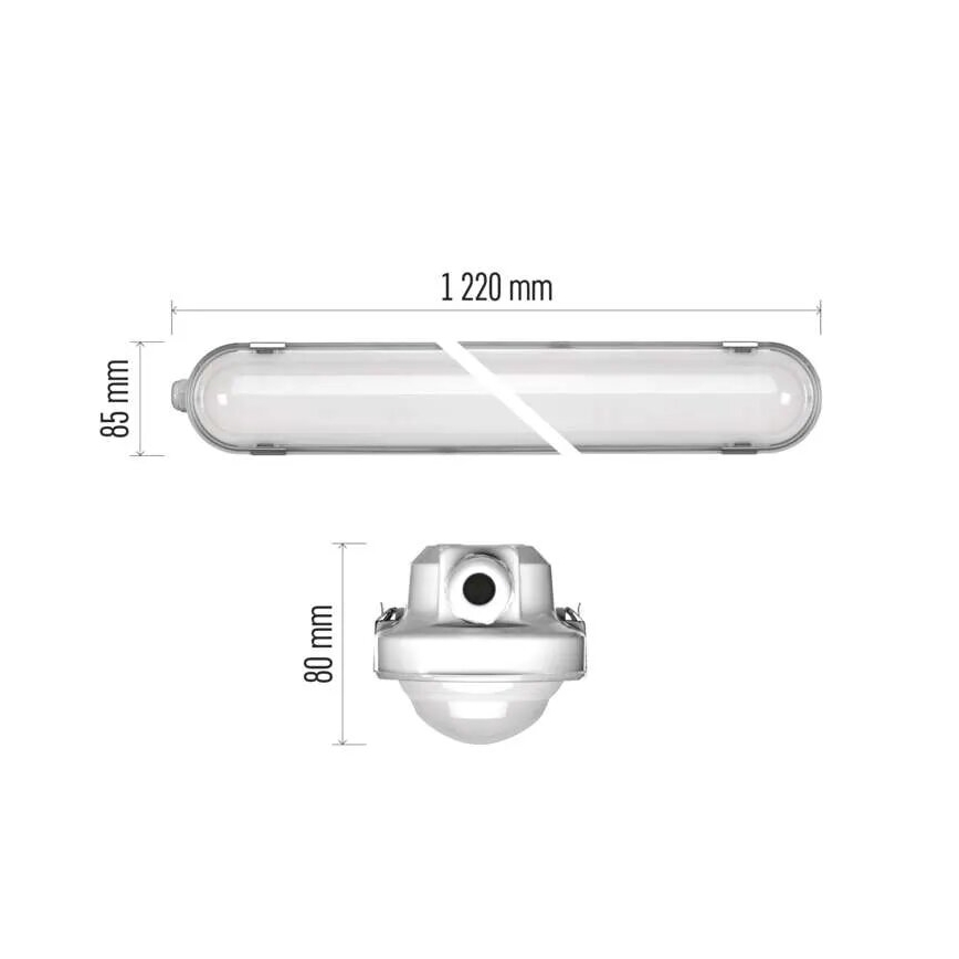 LED Prigušiva tehnička svjetiljka MISTY LED/21/26/31/35W/230V 6500K IP66