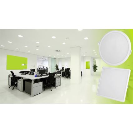 LED Prigušiva ugradbena svjetiljka ALGINE LED/12W/230V Wi-Fi Tuya uglasta