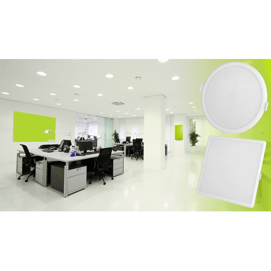 LED Prigušiva ugradbena svjetiljka ALGINE LED/6W/230V Wi-Fi Tuya uglasta