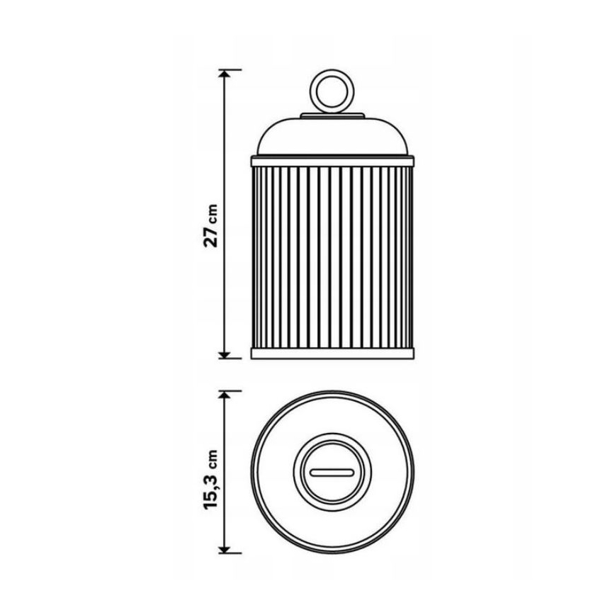 LED Prigušiva vanjska lampa CANARI LED/2W/5V IP44